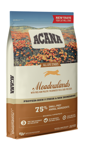 ACANA Meadowlands Dry Cat Food 10 lbs