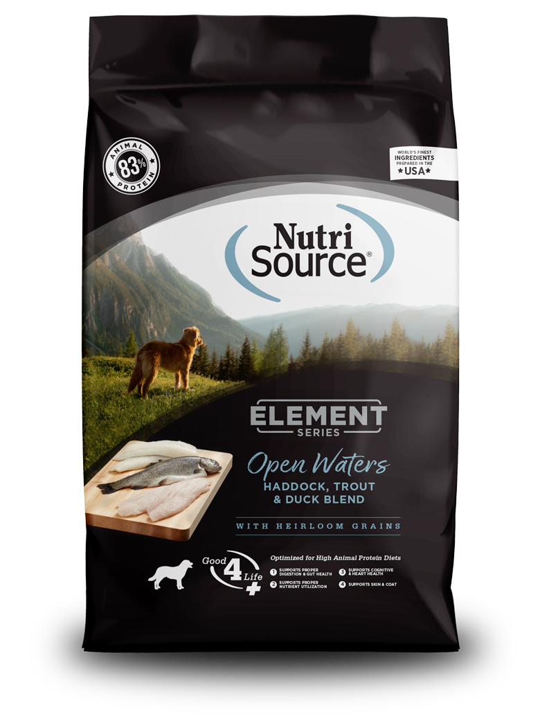 NutriSource Element Series Open Waters Recipe Haddock Trout