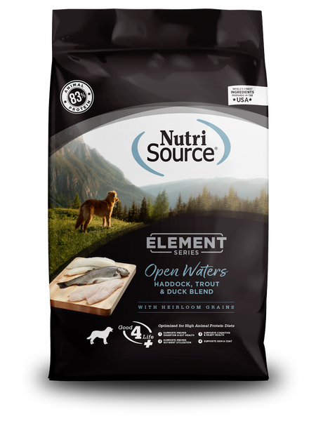 dog food brand nutrisource grain free NutriSource Element Series Open Waters Recipe Haddock, Trout, & Duck High  Animal Protein Dog Food - Knoxville, TN