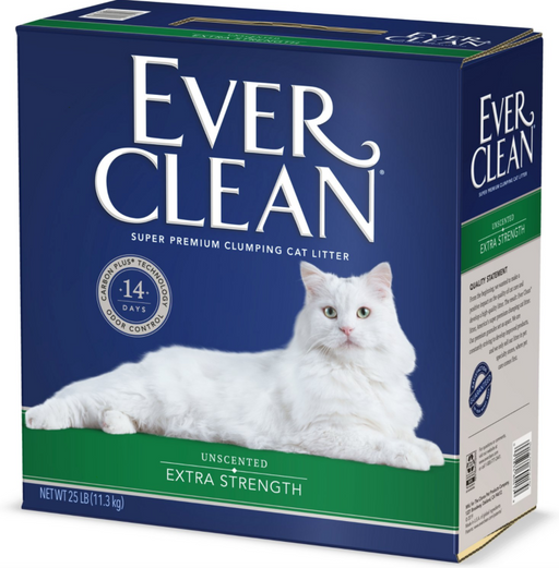Ever clean extra strength unscented premium clumping sales clay cat litter