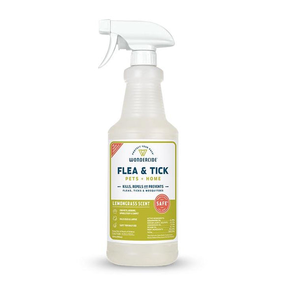 Wondercide Lemongrass Flea & Tick Spray for Pets + Home