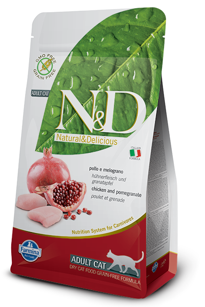 Farmina N&D Grain-Free Chicken & Pomegranate Adult Cat Food