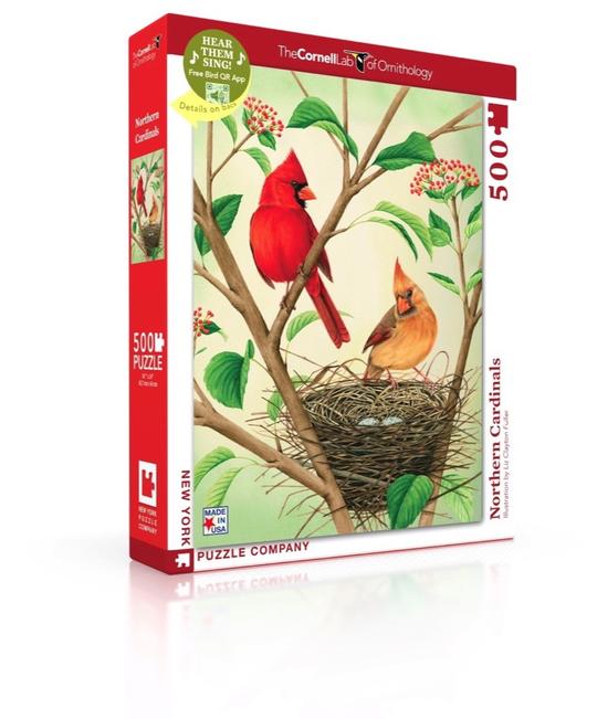 NEW YORK PUZZLE COMPANY NORTHERN CARDINALS