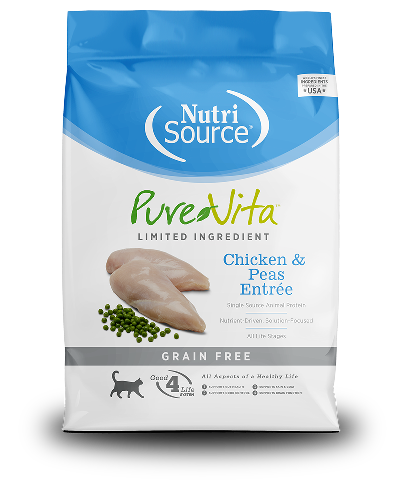 Pure Vita Chicken Peas Entr e Limited Ingredient Cat Food Agri