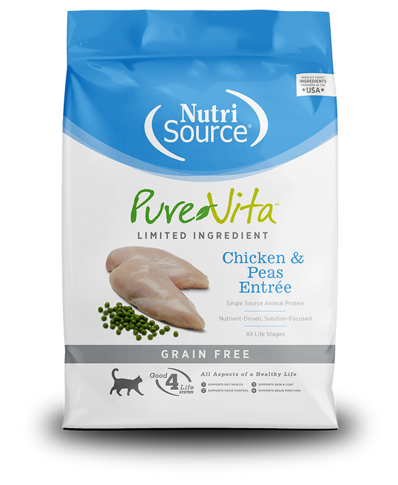 Pure Vita Chicken & Peas Entrée Limited Ingredient Cat Food