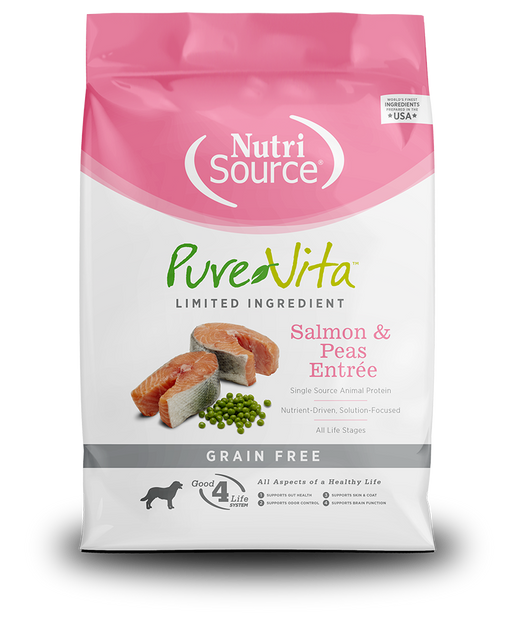 Pure Vita Salmon & Peas Entrée Limited Ingredient Dog Food