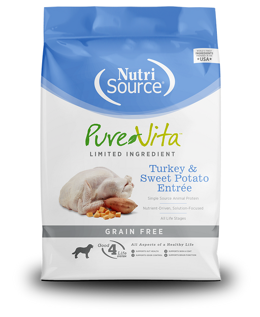 Pure Vita Turkey & Sweet Potato Entrée Limited Ingredient Dog Food