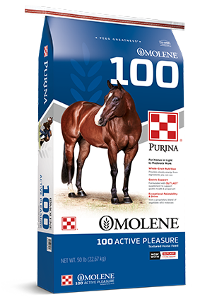 Purina® Omolene #100® Active Pleasure Horse Feed