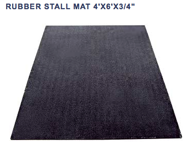 Rubber Stall Mat 4' x 6' x 3/4