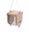 SHELLED PEANUT BIRD FEEDER IN TAUPE RECYCLED