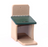 SQUIRREL MUNCH BOX FEEDER IN TAUPE AND GREEN RECYCLED PLASTIC