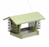 MEDIUM HOPPER BIRD FEEDER WITH SUET CAGES IN GREEN RECYCLED PLASTIC