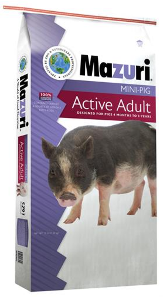 Mazuri® Mini Pig Active Adult — Agri Feed Pet Supply
