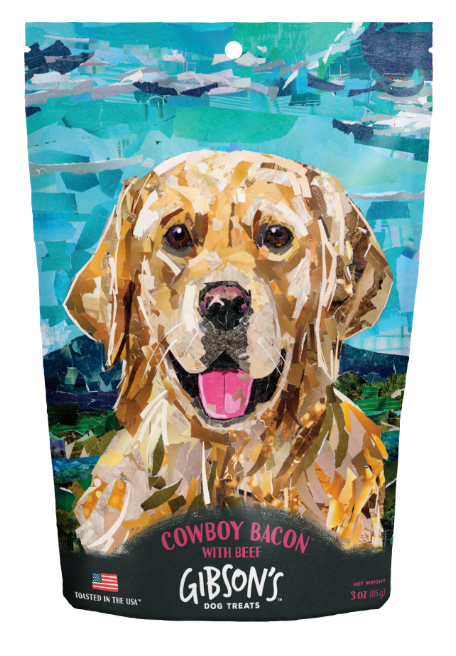 Wild Meadow Farms Gibson's Cowboy Bacon with Beef Toasted Jerky Dog Treats