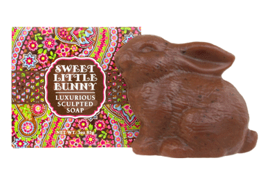 SWEET LITTLE BUNNY SCULPTED DECORATIVE SOAPS