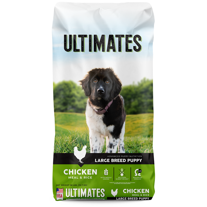 ULTIMATES CHICKEN MEAL & RICE FOR LARGE BREED PUPPIES