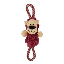 Zeus Mojo Naturals Figure-8 Rope Tug - Lion & Rhino Assorted