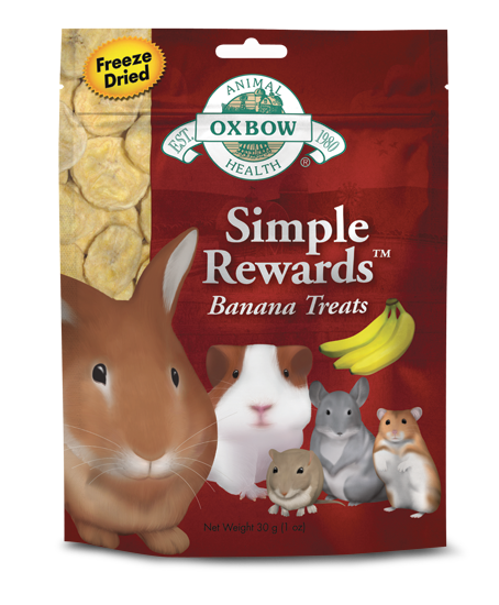 Oxbow Simple Rewards Banana Treats