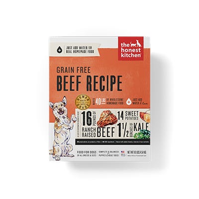 The Honest Kitchen Dehydrated Grain Free Beef Dog Food