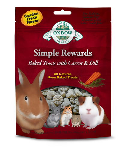 Oxbow Simple Rewards Baked Treats With Carrot & Dill