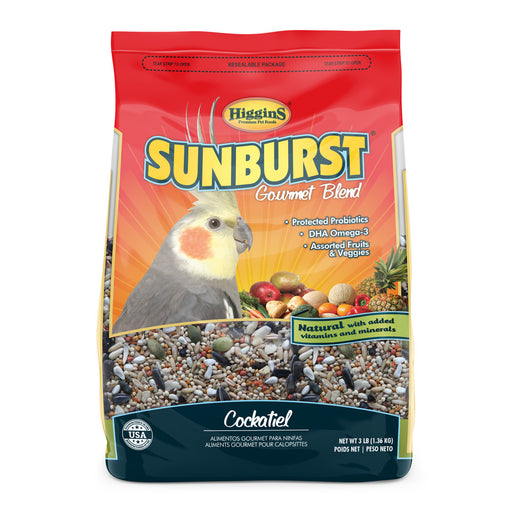 Higgins Sunburst® Gourmet Blends for Cockatiels