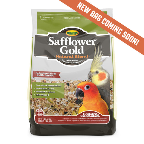 Higgins Safflower Gold® for Conures and Cockatiels