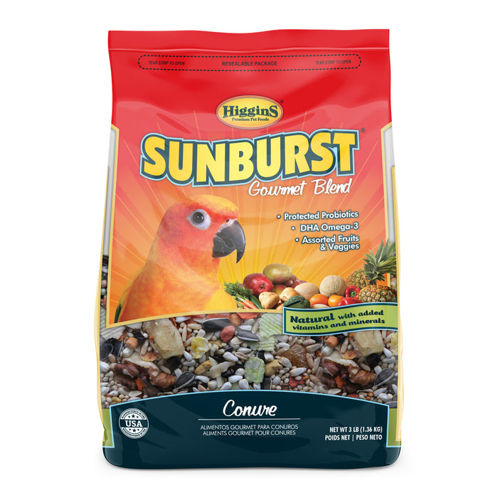 Higgins Sunburst® Gourmet Blends for Conures