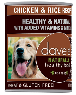 Dave’s Naturally Healthy™ Chicken and Rice Canned Dog Food