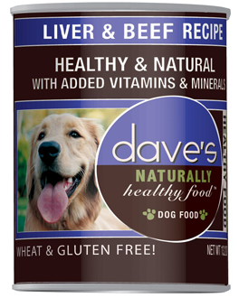 Dave’s Naturally Healthy™ Liver and Beef Canned Dog Food