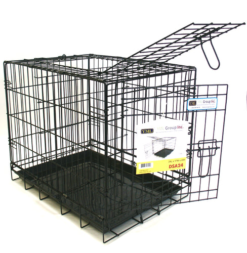 24 inch dog cage best sale