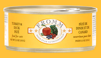 Fromm Four-Star Grain-Free Turkey & Duck Pate Cat Food