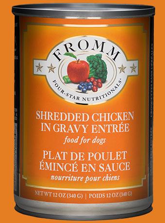 Fromm Four-Star Nutritionals Shredded Chicken in Gravy Entrée Food for Dogs