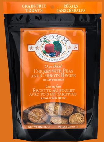 Fromm Family Four Star Nutritionals Chicken with Peas and Carrots Treats for Dogs Knoxville TN Agri Feed Pet Supply