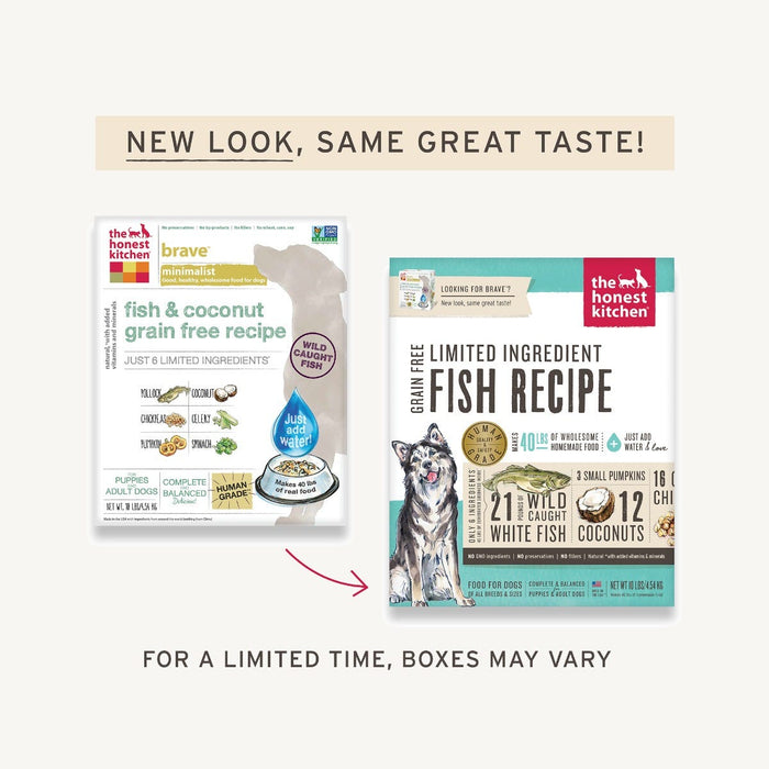 THE HONEST KITCHEN DEHYDRATED LIMITED INGREDIENT FISH