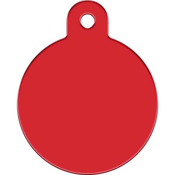 Large Circle Dog Tag