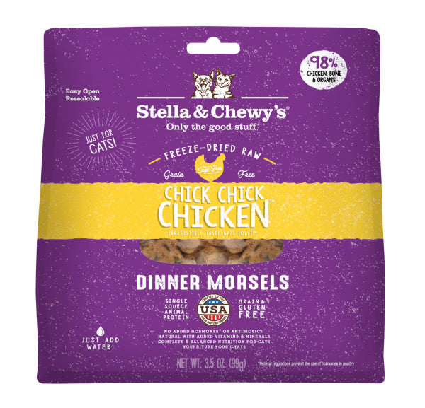 Stella & Chewy's Freeze-Dried Morsels for Cats - Chick, Chick, Chicken