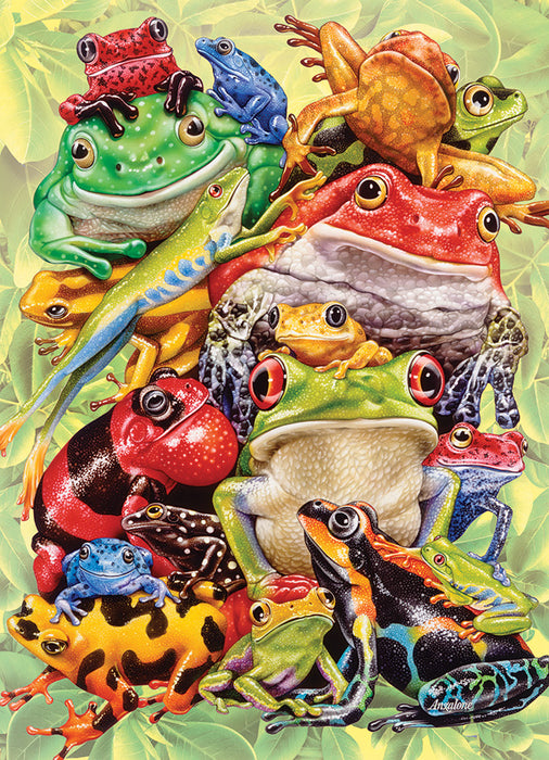 FROG PILE 350 PIECE FAMILY PUZZLE