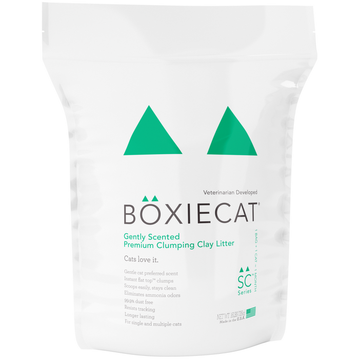 Boxiecat Gently Scented Premium Clumping Clay Cat Litter