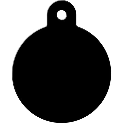 Large Circle Dog Tag