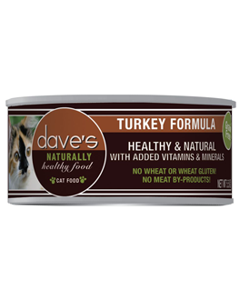 Dave’s Naturally Healthy™ Grain Free Canned Cat Food Turkey Formula